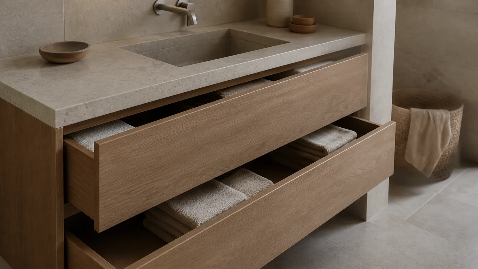 Mueble de lavabo: agua, cajones y mantenimiento